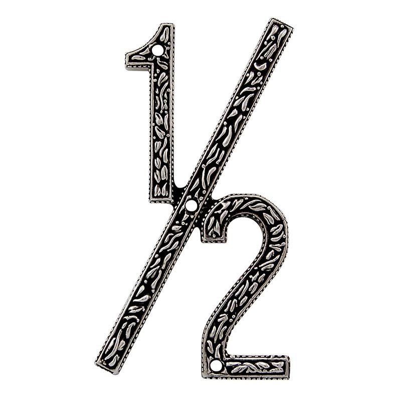 Vicenza Hardware 1/2 Number in Antique Silver
