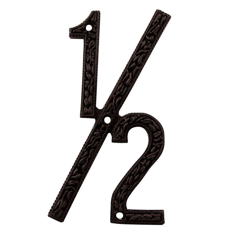 Vicenza Hardware 1/2 Number in Oil Rubbed Bronze