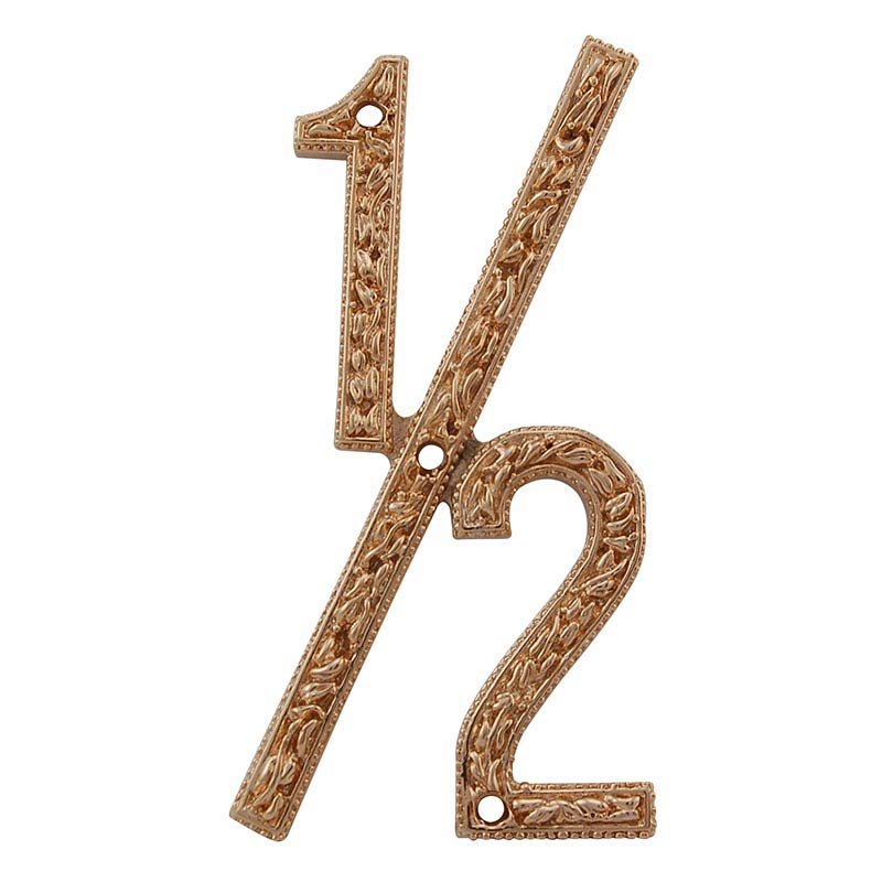 Vicenza Hardware 1/2 Number in Polished Gold