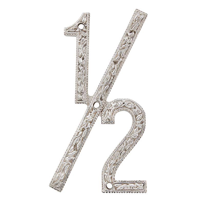 Vicenza Hardware 1/2 Number in Polished Nickel