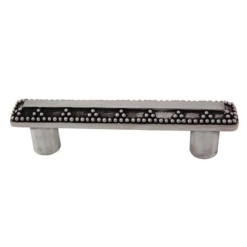 Vicenza Hardware 3" Centers Elizabethan Pull in Antique Nickel