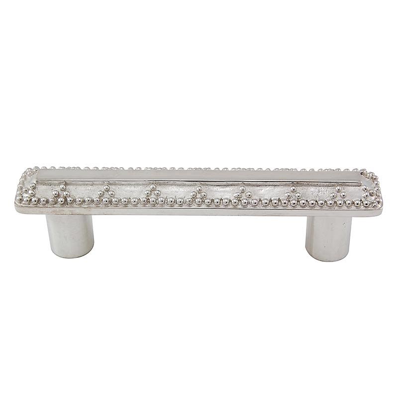 Vicenza Hardware 3" Centers Elizabethan Pull in Polished Nickel