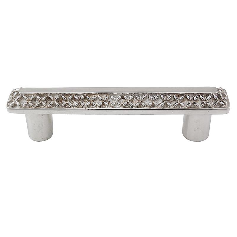 Vicenza Hardware 3" Centers Kisses Pull in Polished Nickel