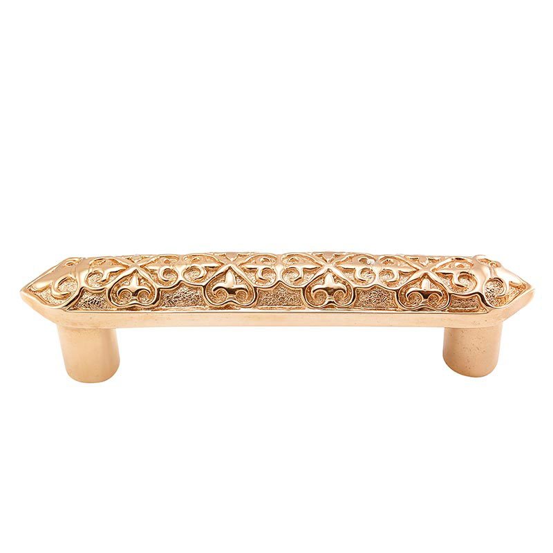 Vicenza Hardware 4" Centers Pull in Polished Gold