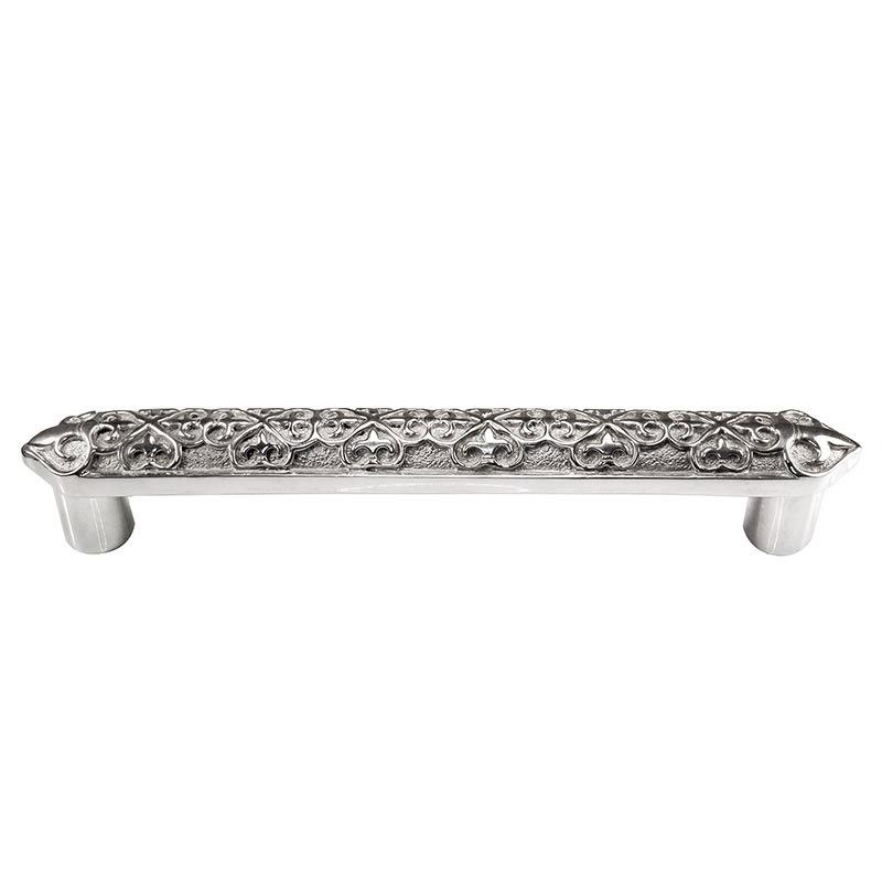 Vicenza Hardware 6" Centers Pull in Polished Silver