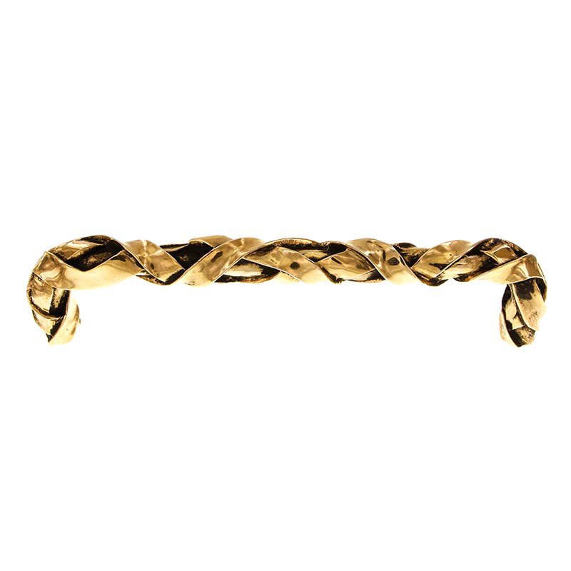 Vicenza Hardware 9" Centers Cilento Pull in Antique Gold