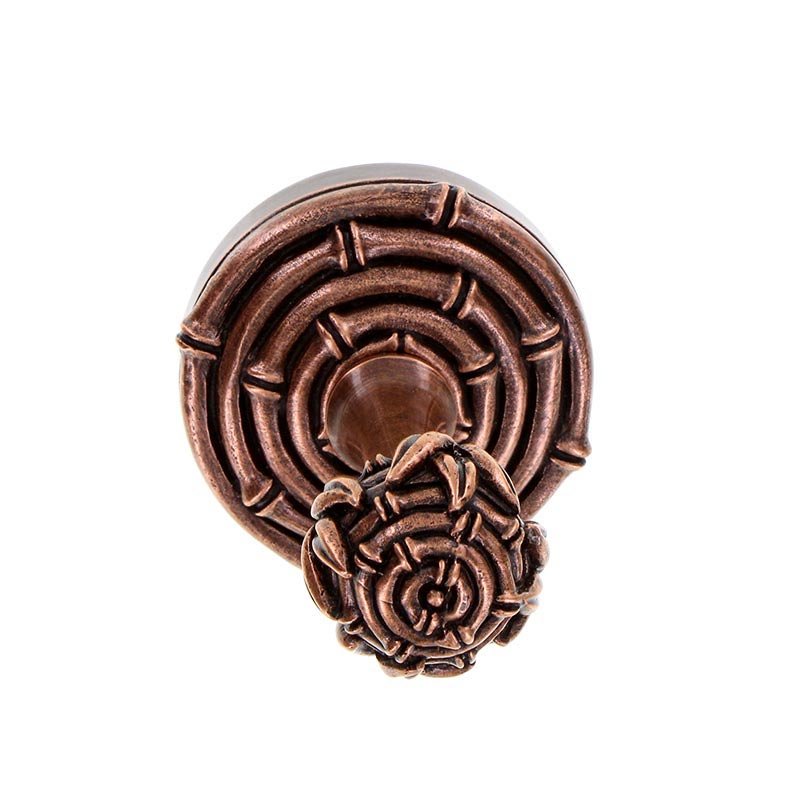 Vicenza Hardware Bamboo Robe Hook in Antique Copper