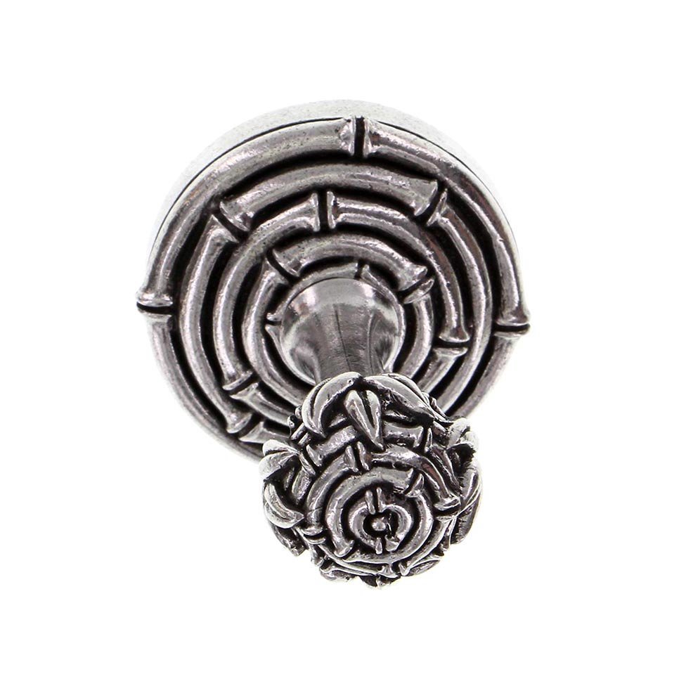 Vicenza Hardware Bamboo Robe Hook in Antique Silver