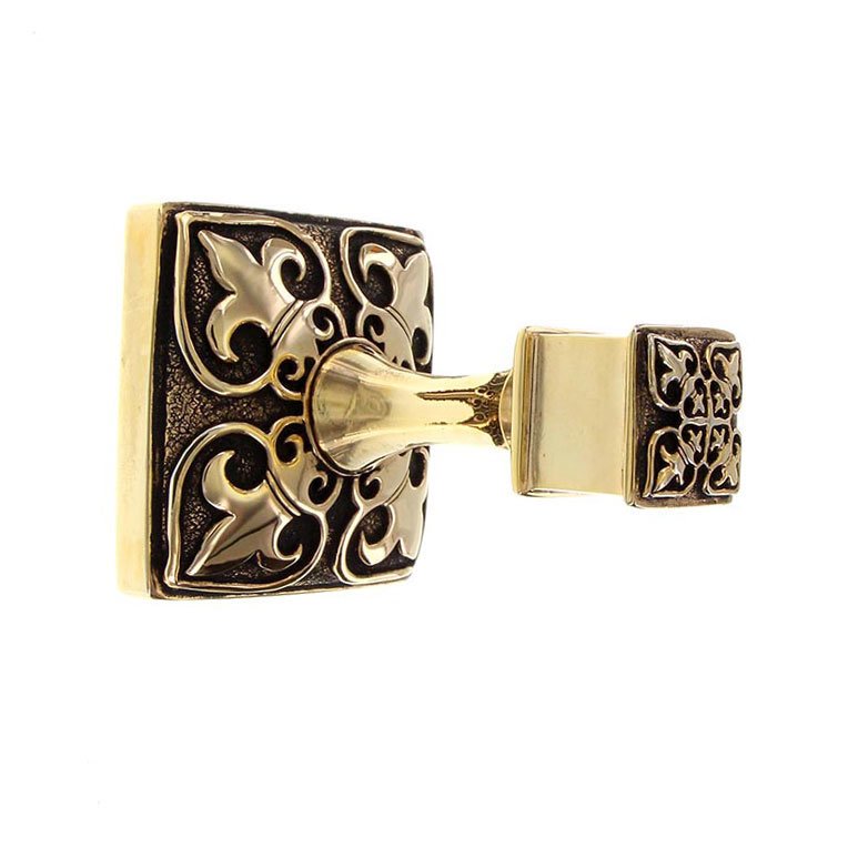 Vicenza Hardware Robe Hook in Antique Gold