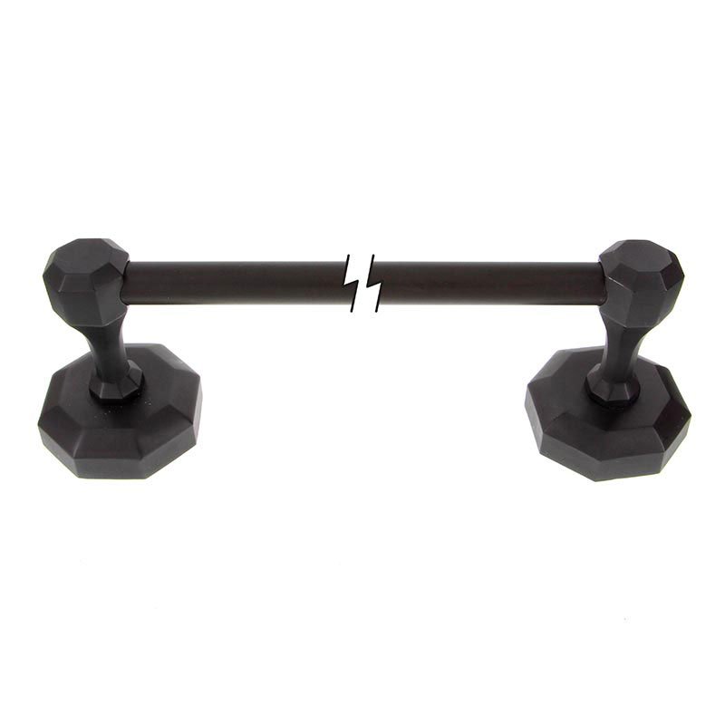Vicenza Hardware Bath Accessories Collection - 18" Towel Bar in Oil Rubbed Bronze