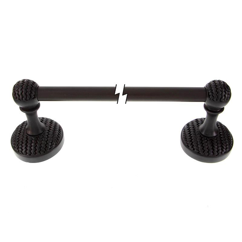 Vicenza Hardware Bath Accessories Collection - 24" Towel Bar in Oil Rubbed Bronze