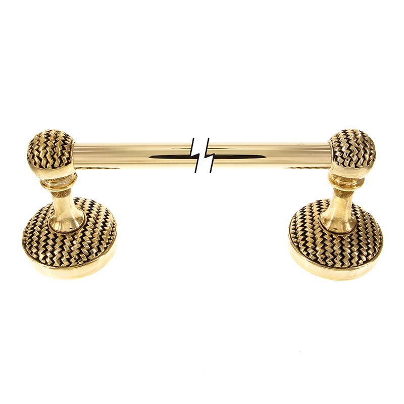 Vicenza Hardware 30" Towel Bar in Antique Gold