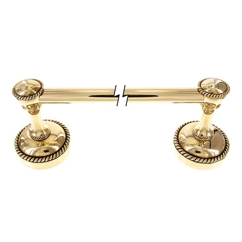 Vicenza Hardware 18" Towel Bar in Antique Gold