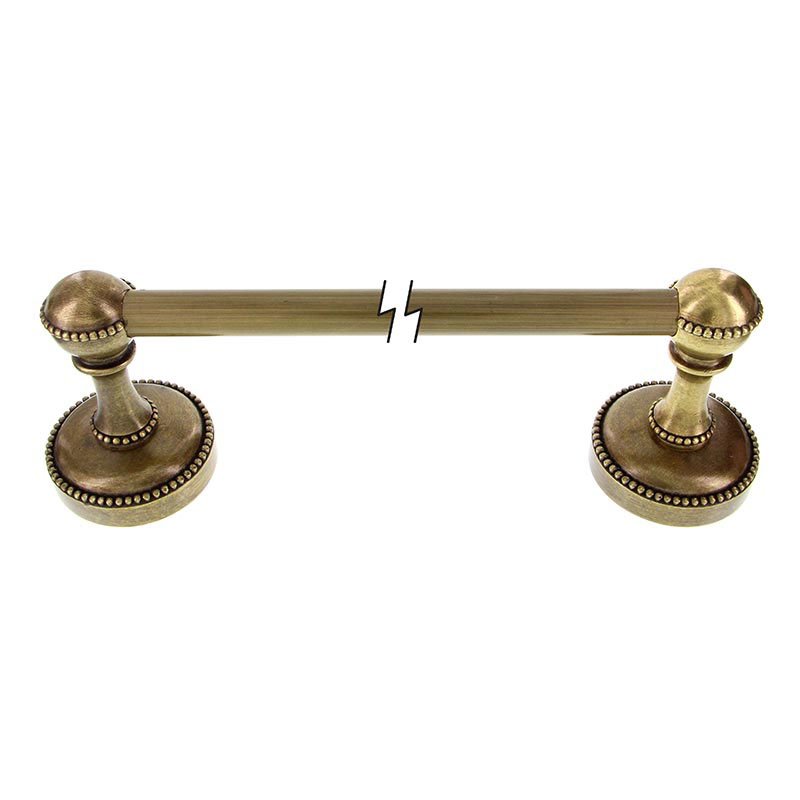 Vicenza Hardware 24" Towel Bar in Antique Brass