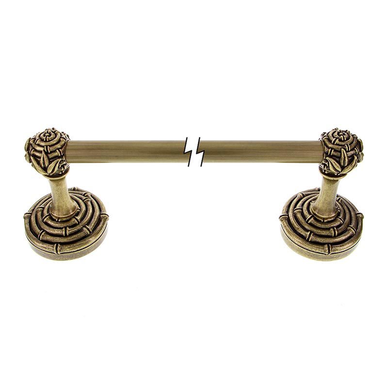 Vicenza Hardware 18" Towel Bar in Antique Brass