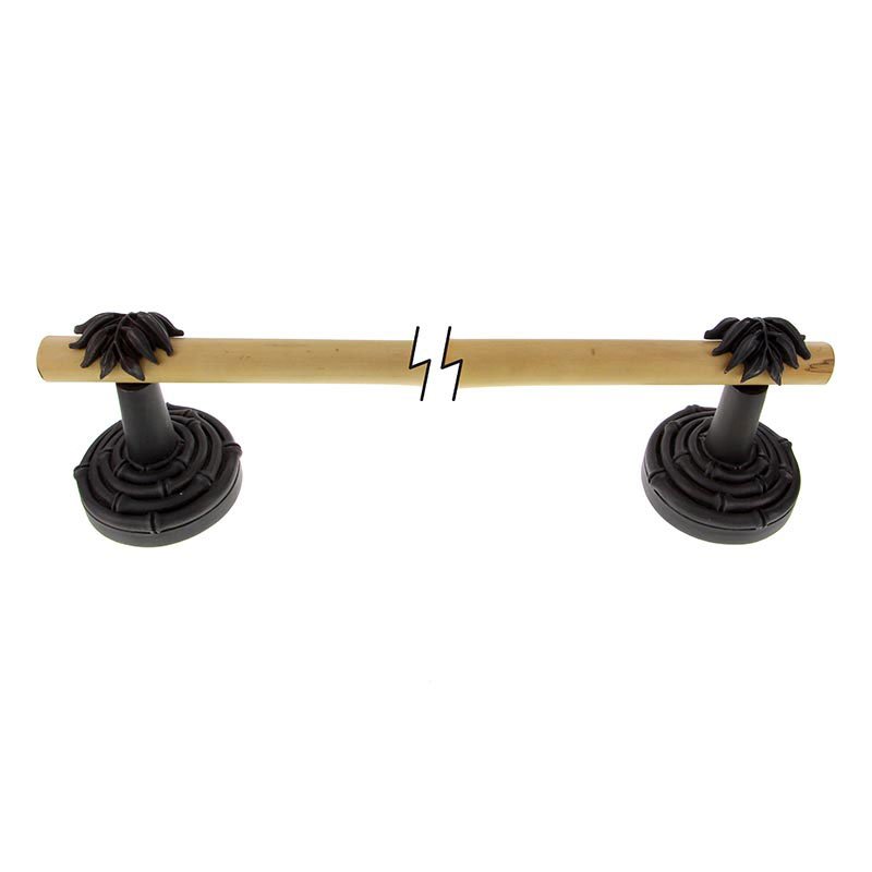 Vicenza Hardware 24" Towel Bar with Bamboo in Oil Rubbed Bronze