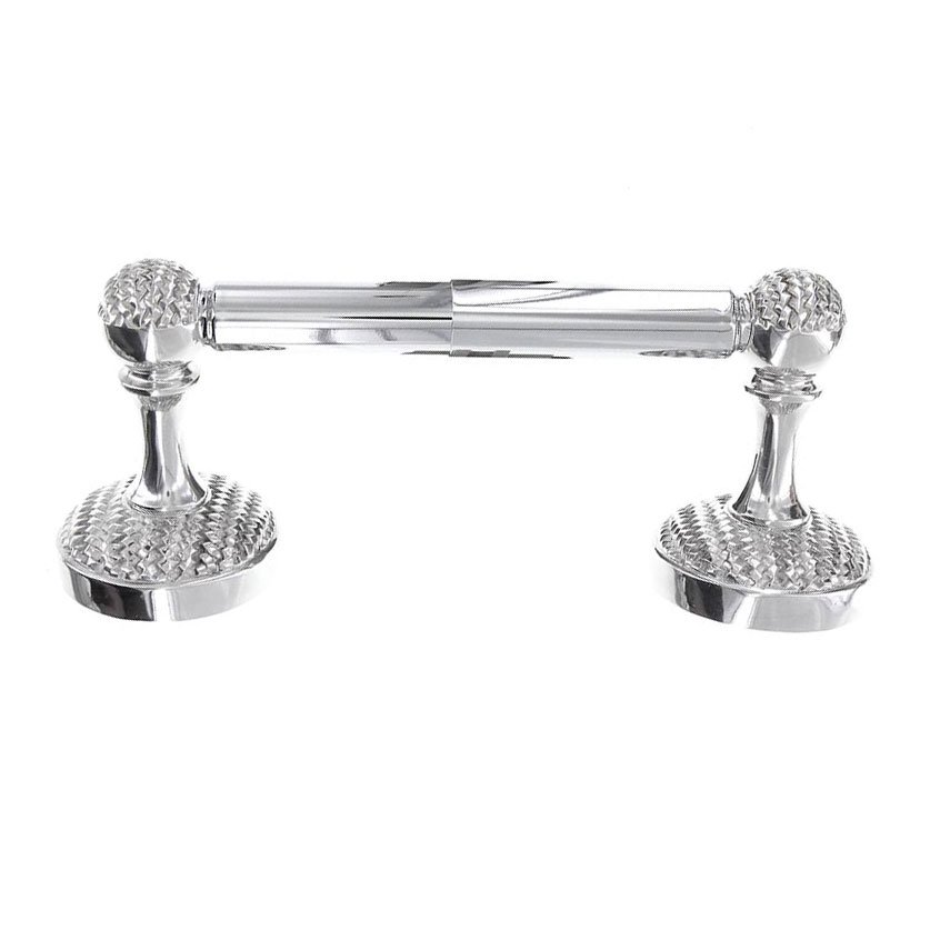Vicenza Hardware Spring Toilet Tissue Holder in Polished Silver