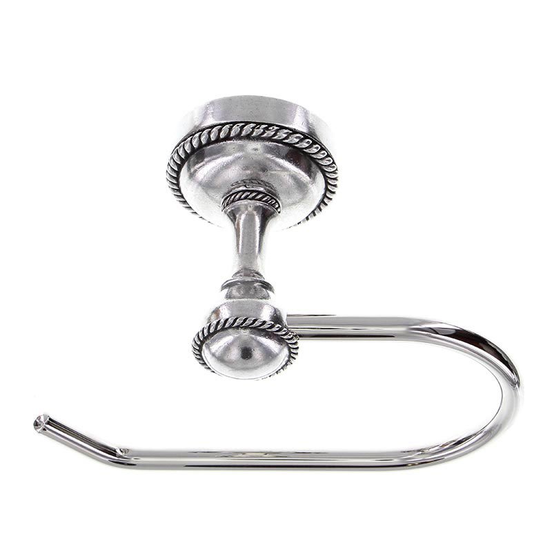 Vicenza Hardware French One Arm Toilet Tissue Holder in Vintage Pewter