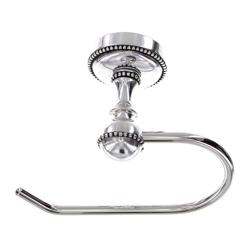 Vicenza Hardware French One Arm Toilet Tissue Holder in Antique Silver