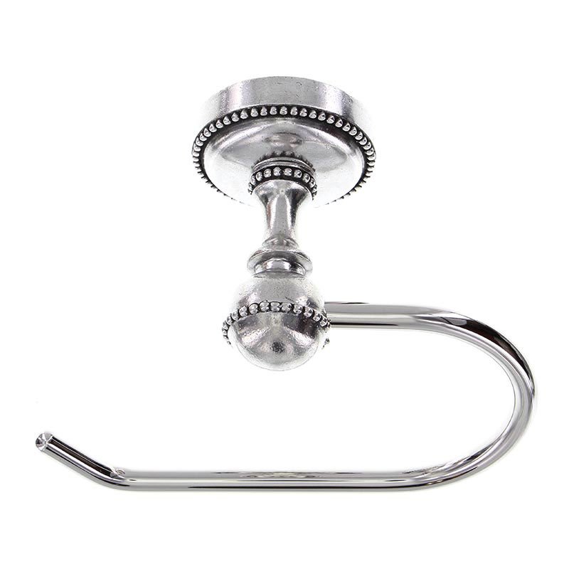 Vicenza Hardware French One Arm Toilet Tissue Holder in Vintage Pewter