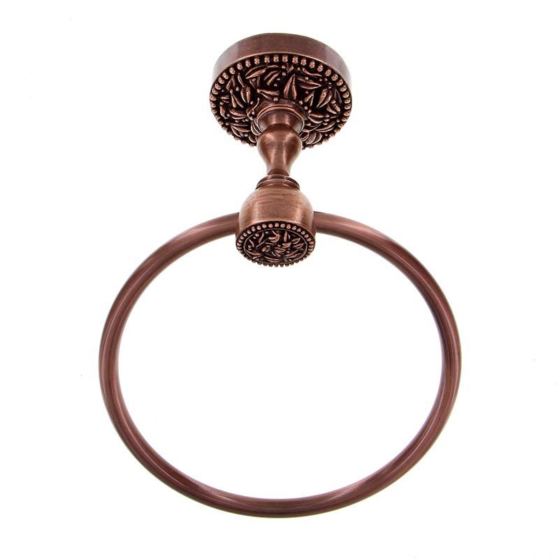 Vicenza Hardware 6 1/4" Towel Ring in Antique Copper