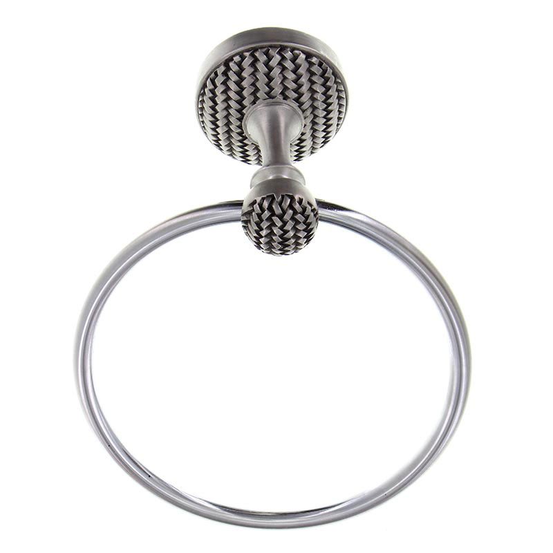 Vicenza Hardware Towel Ring in Antique Nickel