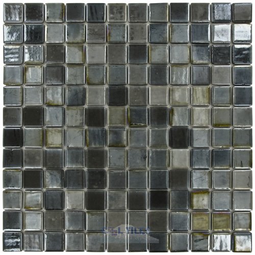 Lux 1 X Recycled Glass Tile On 12, Recycled Glass Tile