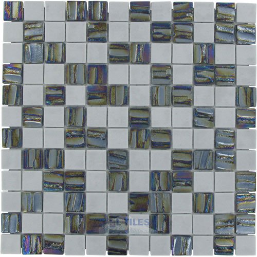 Vidrepur Recycled Glass Tile in Grey Rock