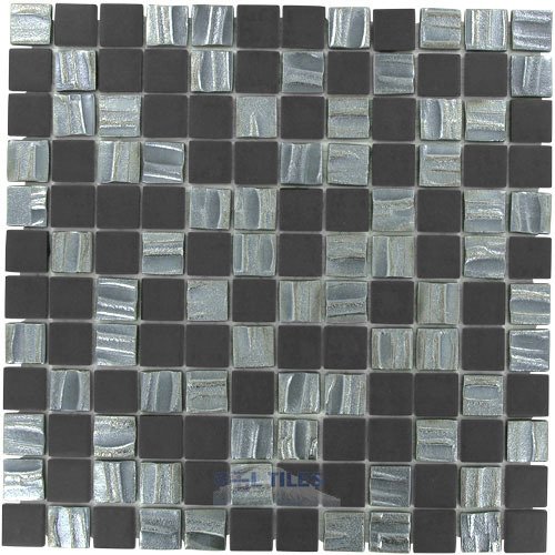 Vidrepur Recycled Glass Tile in Black Eclipse