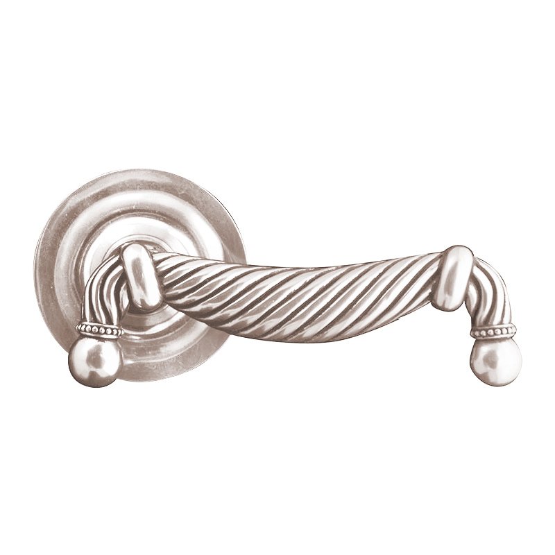 Vicenza Hardware Passage Equestre Right Handed Door Lever Set in Polished Nickel