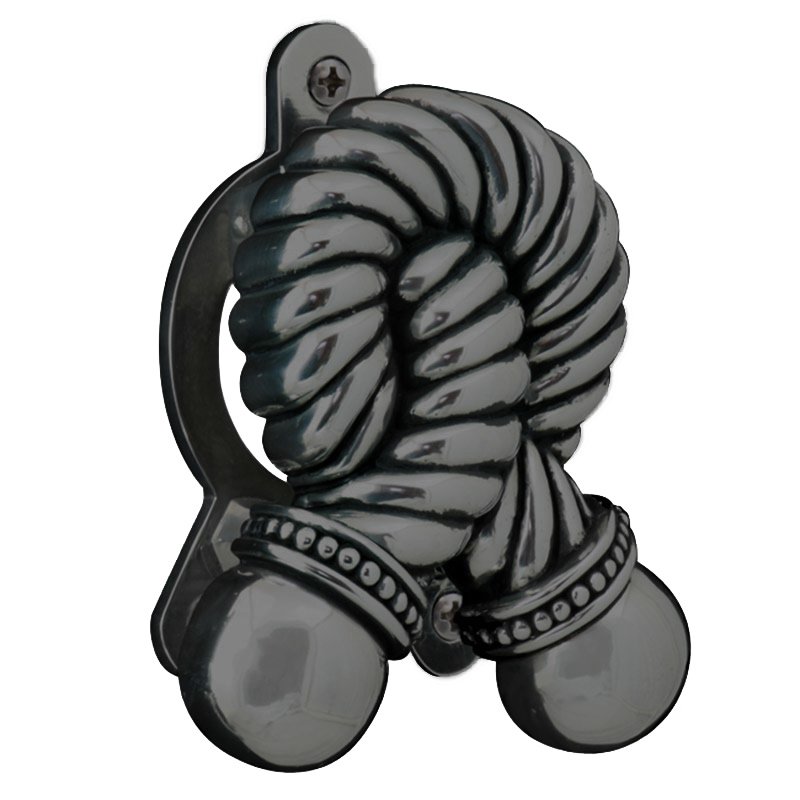 Vicenza Hardware Door knockers Collection - Twisted Equestre Rope in Gunmetal