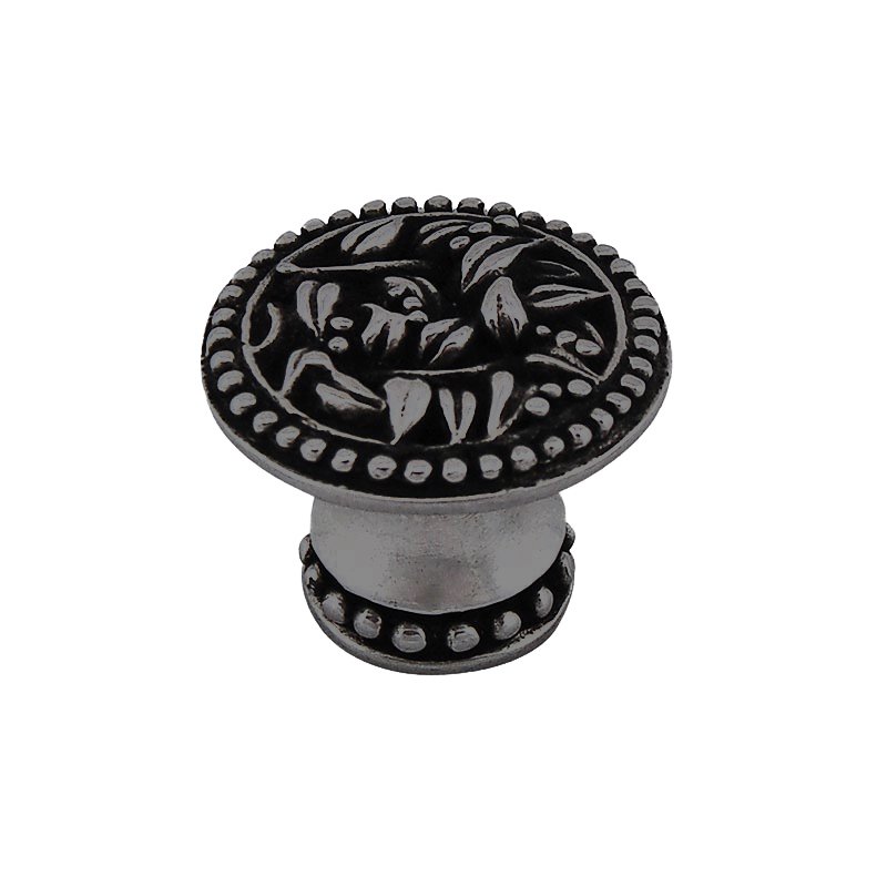 Vicenza Hardware 1" Knob with Small Base in Gunmetal