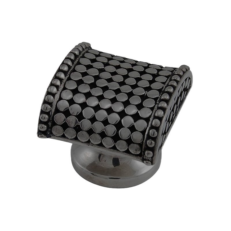 Vicenza Hardware Large Spotted Knob in Gunmetal