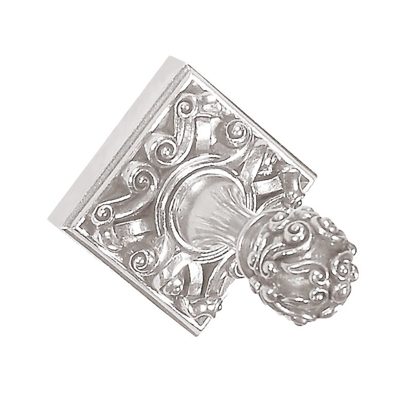 Vicenza Hardware Robe Hook in Polished Silver