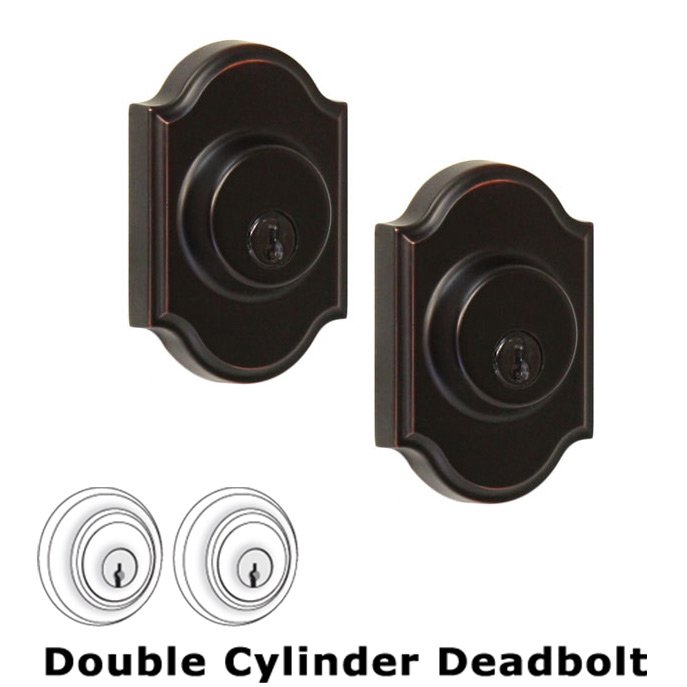 Weslock Door Hardware Premiere Double Deadbolt Lock in Oil Rubbed Bronze