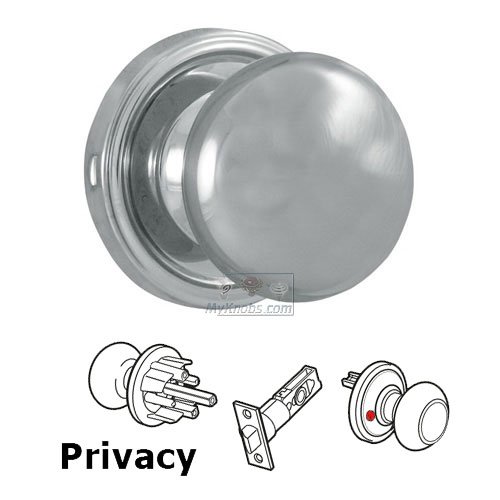 Weslock Door Hardware Impresa Privacy Door Knob in Bright Chrome