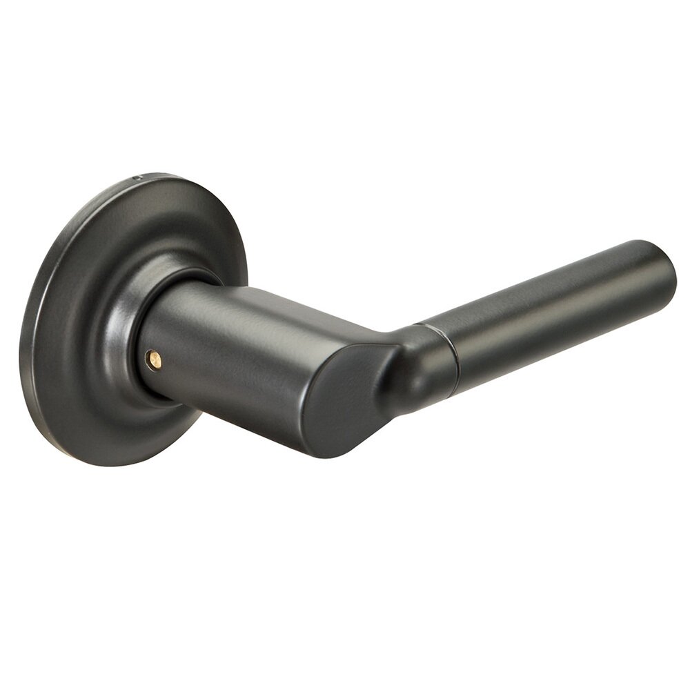 Yale Hardware Passage Delaware Lever in Suede Black