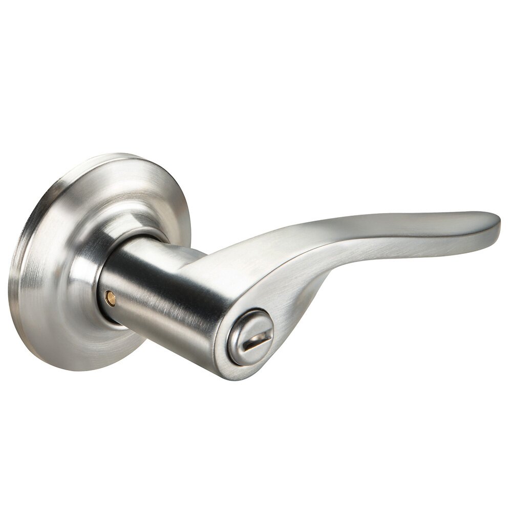 Yale Hardware Privacy Charleston Left Handed Lever in Satin Chrome