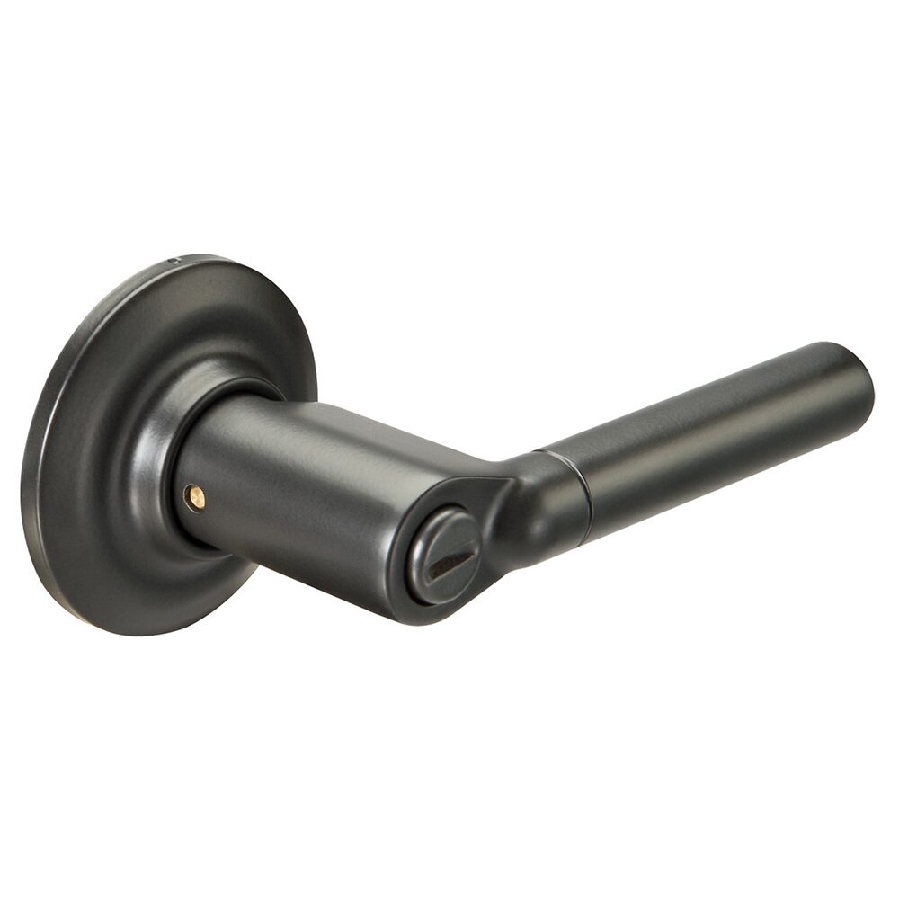 Yale Hardware Privacy Delaware Lever in Suede Black