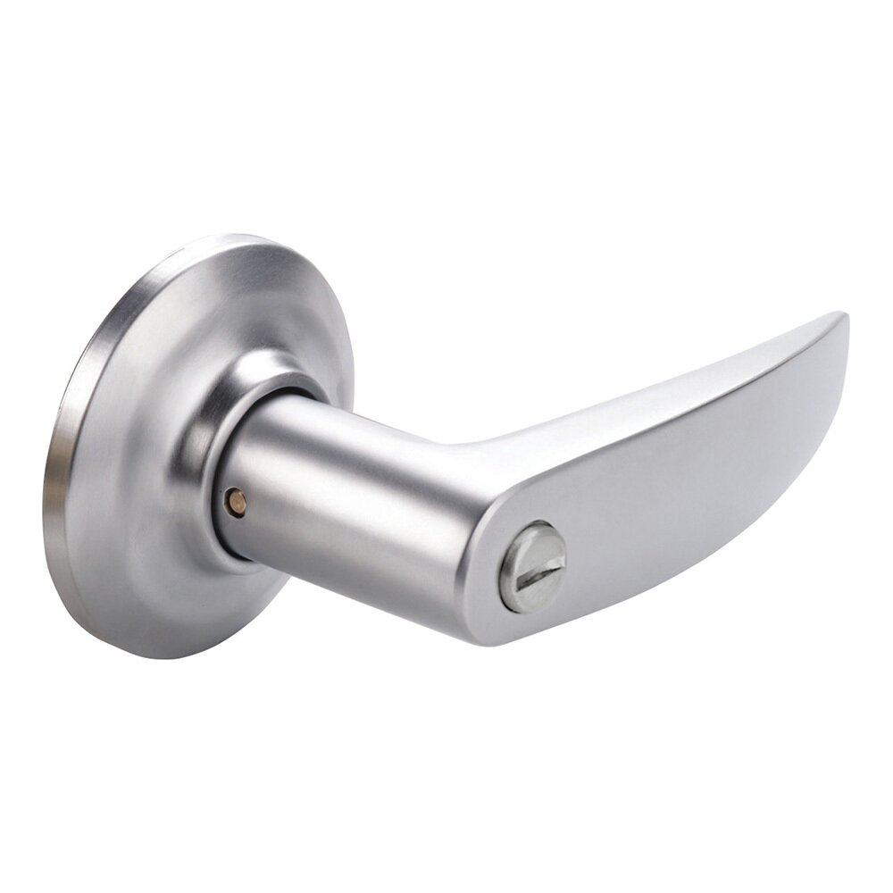 Yale Hardware Privacy Monroe Lever in Satin Chrome
