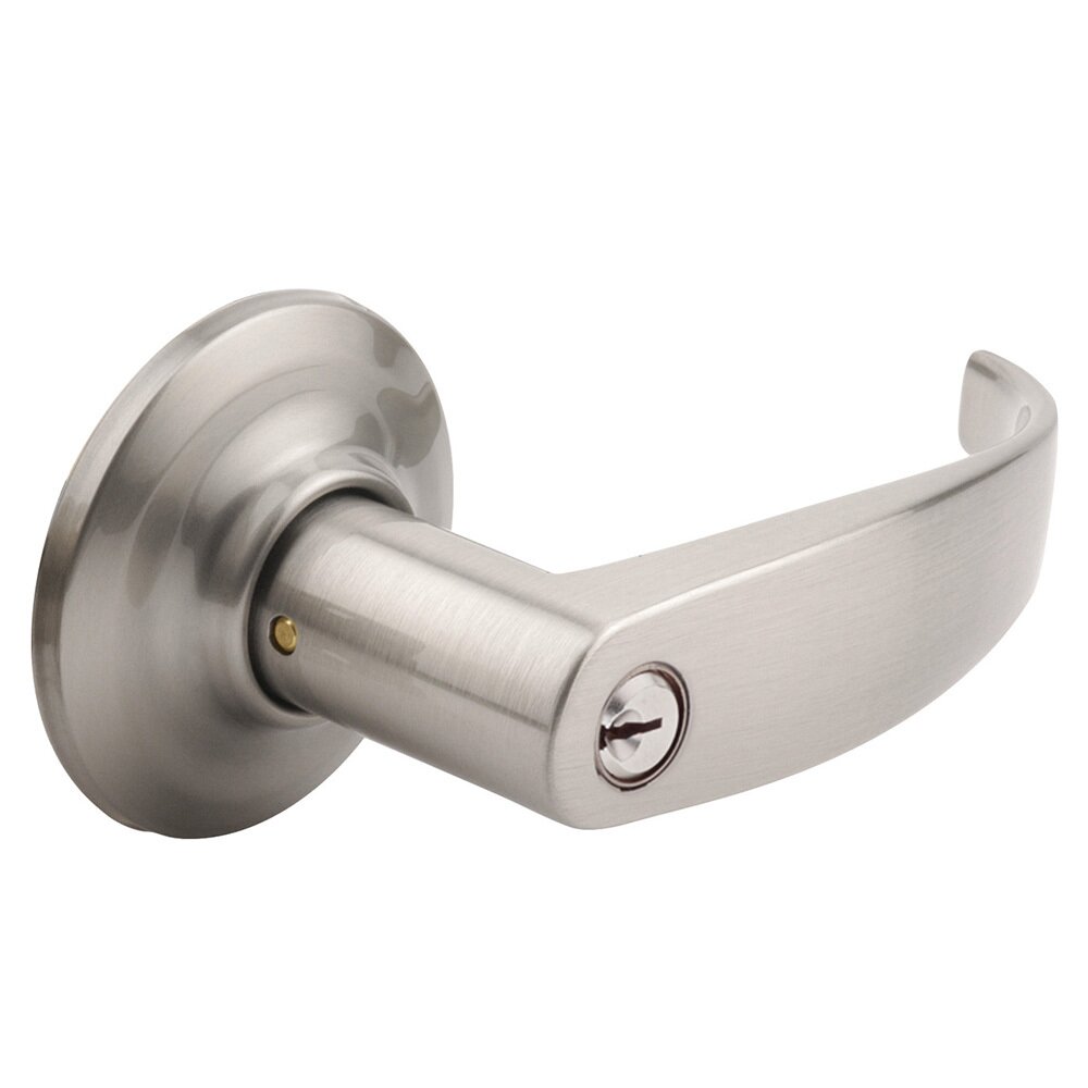 Yale Hardware Keyed Pacific Beach Lever in Satin Nickel