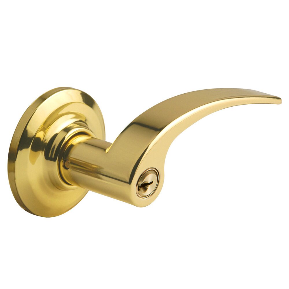 Yale Hardware Keyed Milan Right Handed Lever in Polished Brass