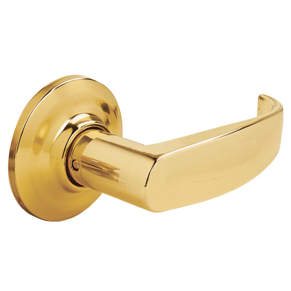 Yale Hardware Single Dummy Pacific Beach Lever in Polished Brass