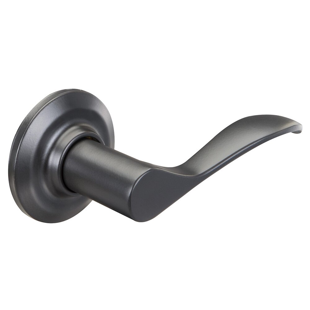 Yale Hardware Single Dummy Norwood Right Handed Lever in Suede Black
