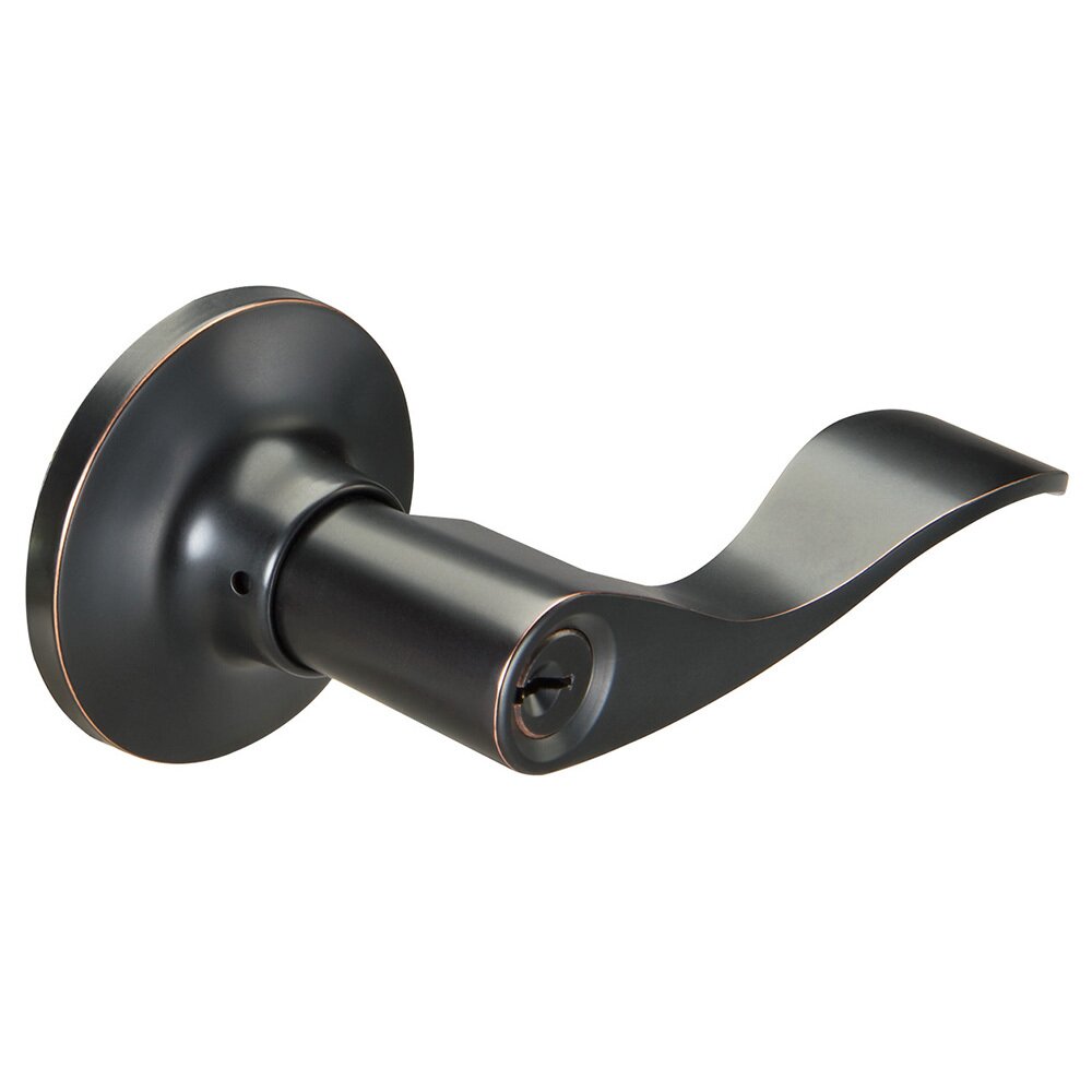 Yale Hardware Keyed Keowee Right Handed Lever in Oil Rubbed Bronze