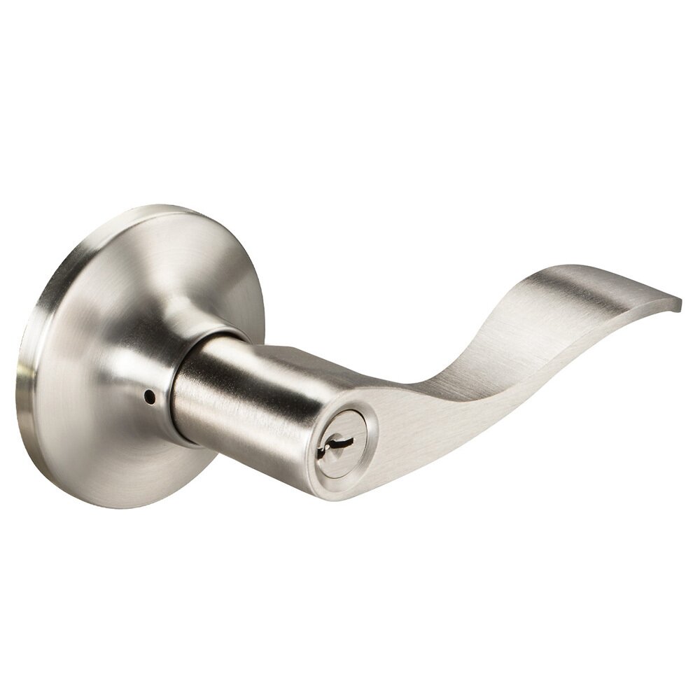 Yale Hardware Keyed Keowee Right Handed  Lever in Satin Nickel
