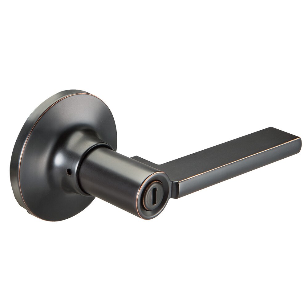 Yale Hardware Privacy Seabrook Lever in Oil Rubbed Bronze