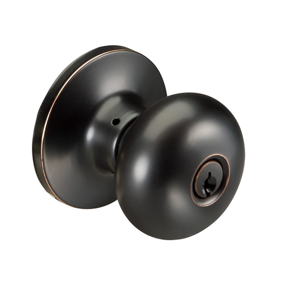 Yale Hardware Keyed Sinclair Knob in Oil Rubbed Bronze