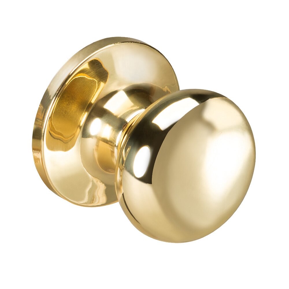 Yale Hardware Passage Sinclair Knob in Polished Brass