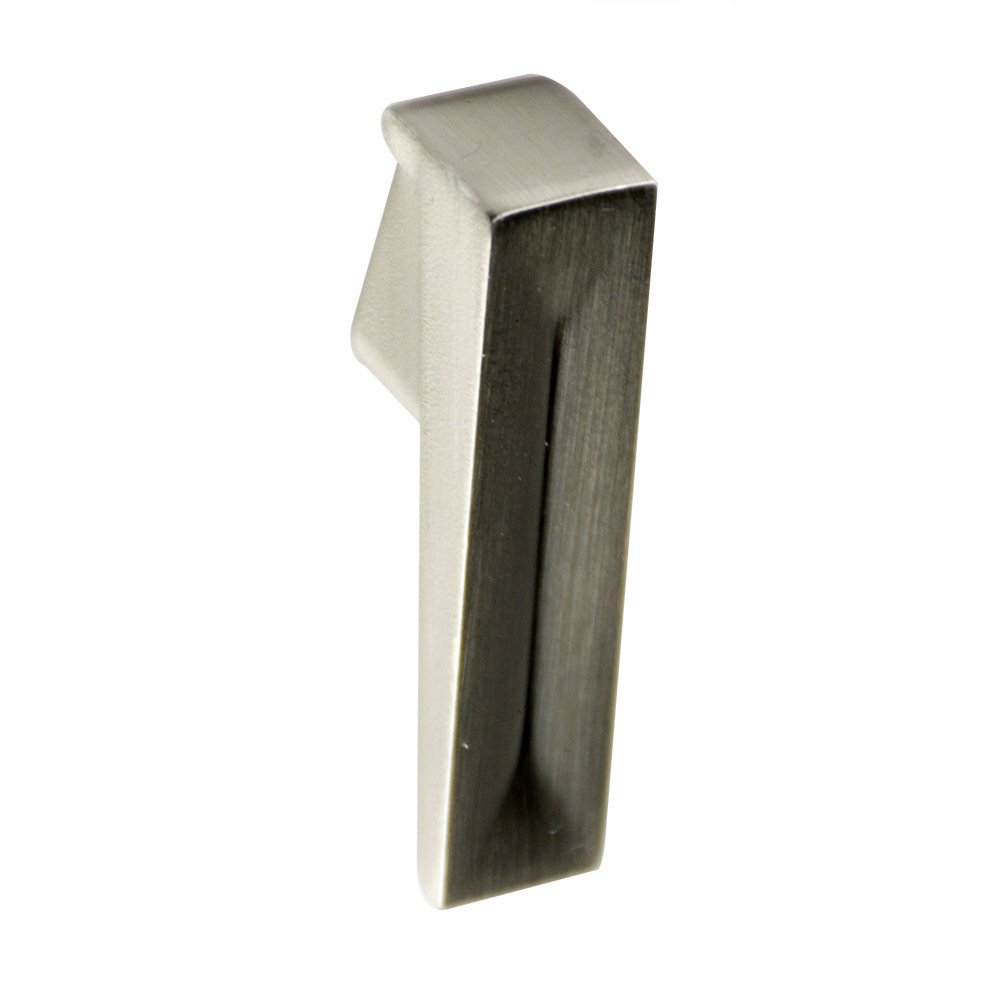 Zen Designs 3/32" (10mm) Centers Finger Pull in Brushed Nickel